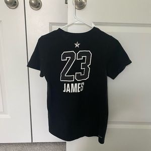 Nike, Jordan, women’s dri-fit 2018 all star game Cavaliers Lebron James t-shirt